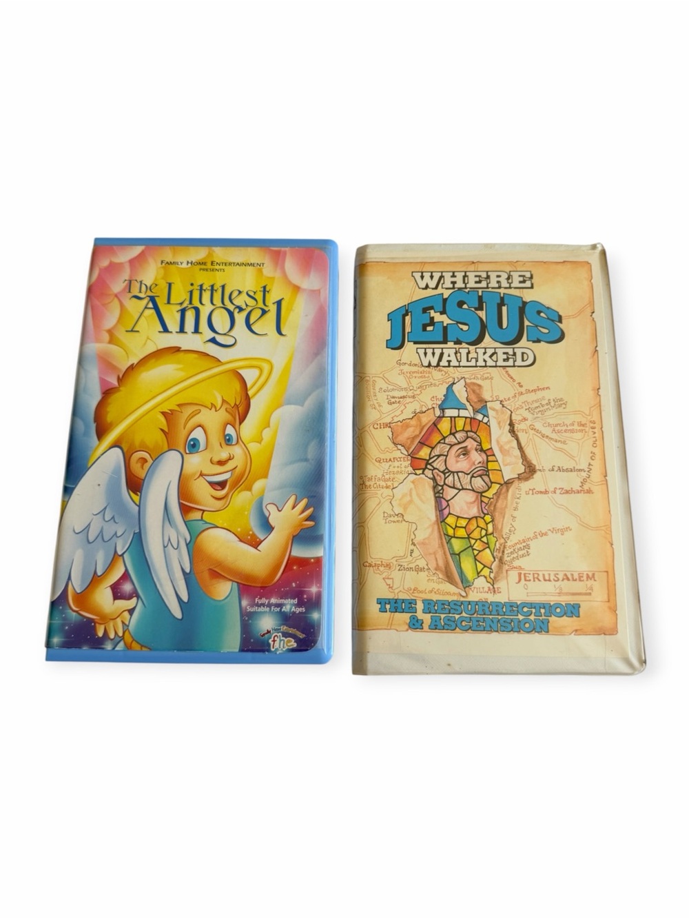 Christian VHS Lot The Littlest Angel Where Jesus Walked Resurrection Ascension